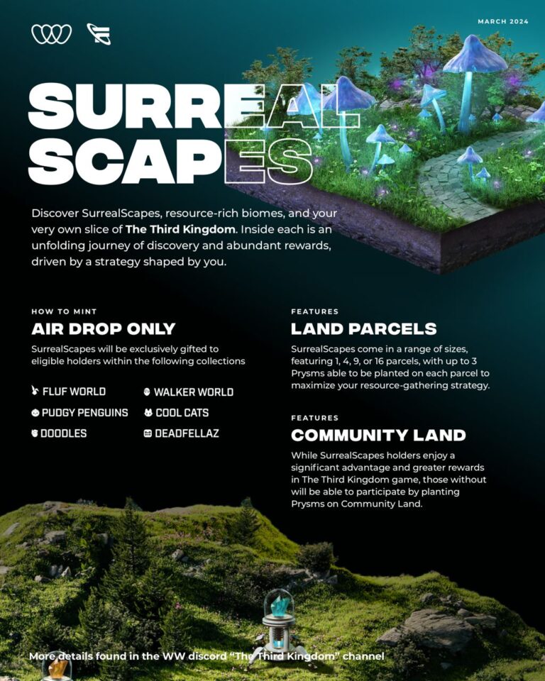 Surreal Scapes - Air Drop, Community Land, Land Parcels